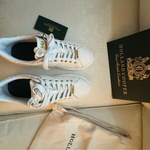 Holland Cooper Women's White Sneakers